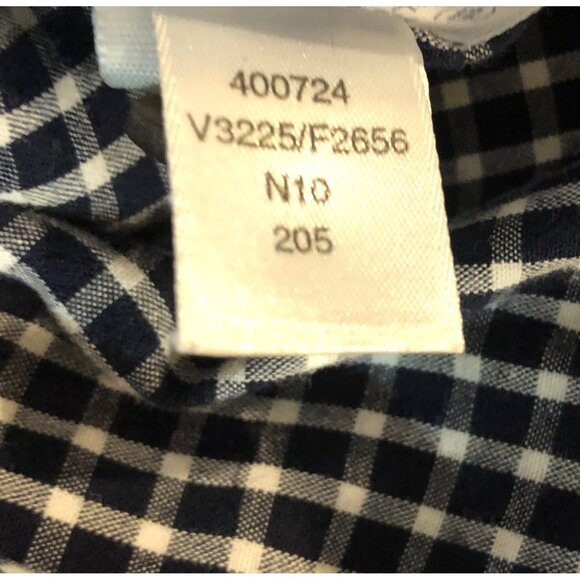 Lands End Bomber Jacket Coat Mens Medium(38-40)Red Plaid Lined Full Zip - Picture 9 of 9